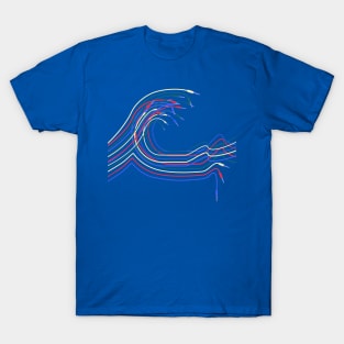 Great Wave for Electronic Musician and Synthesizer player T-Shirt